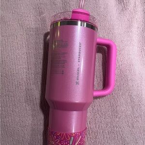 Stanley + Starbucks Winter Pink Tumbler